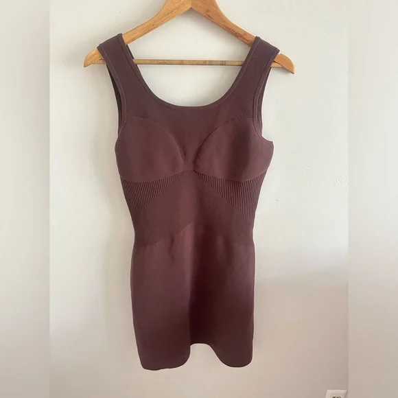 brown lululemon dress Side Cutout One Shoulder Dress – K MOMO